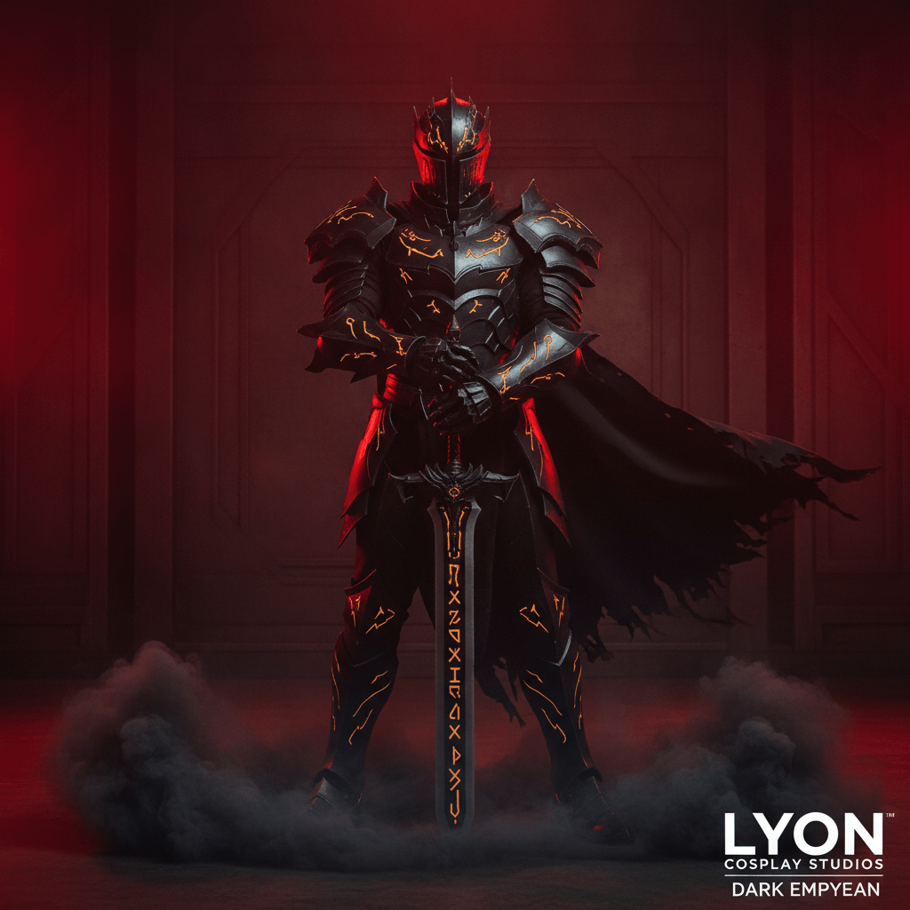 Cosplay chevalier sombre