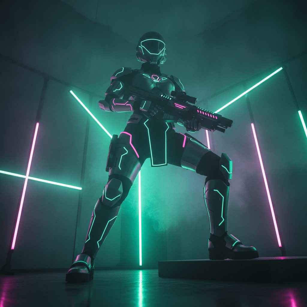 Cosplay cyberpunk